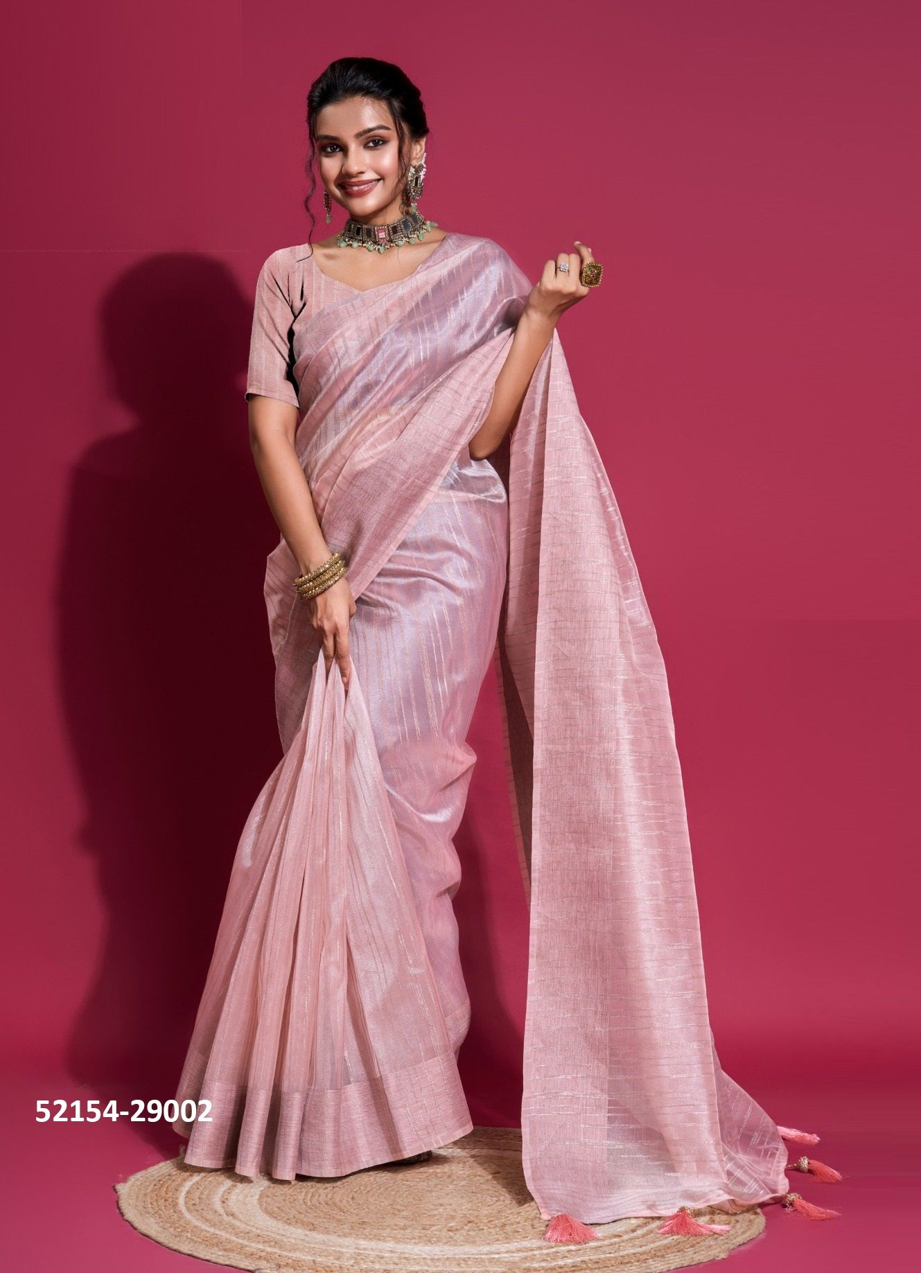SATVA - CATALOG # 52154 (SET OF 6 SAREES) SATVA - CATALOG # 52154 (SET OF 6 SAREES)