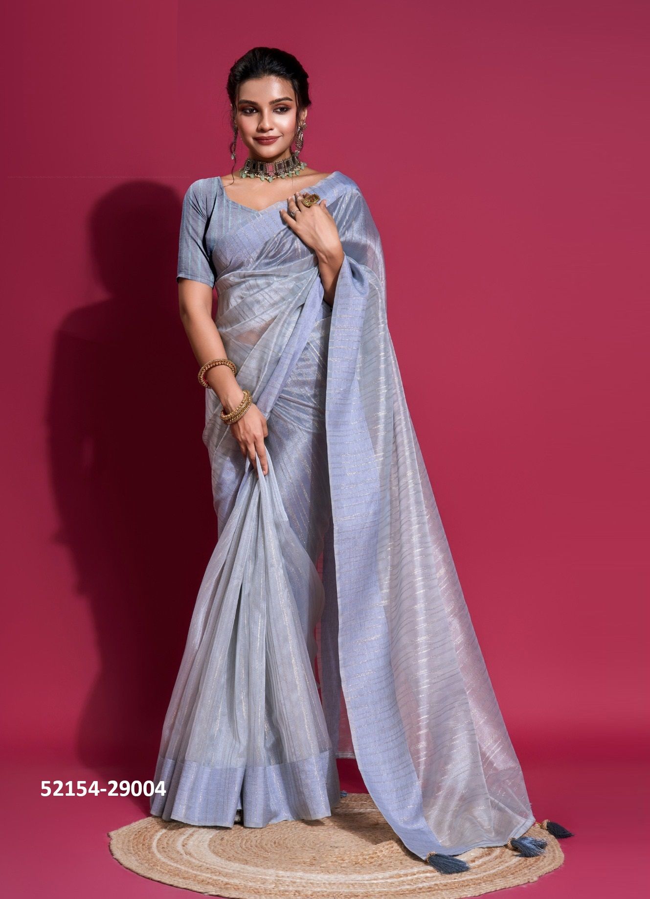 SATVA - CATALOG # 52154 (SET OF 6 SAREES) SATVA - CATALOG # 52154 (SET OF 6 SAREES)