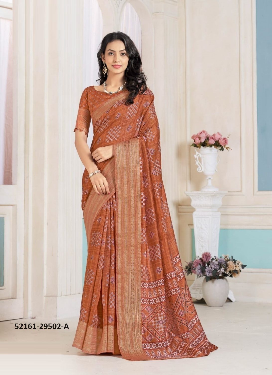 VIDHYA 2 - CATALOG # 52161 (SET OF 6 SAREES)