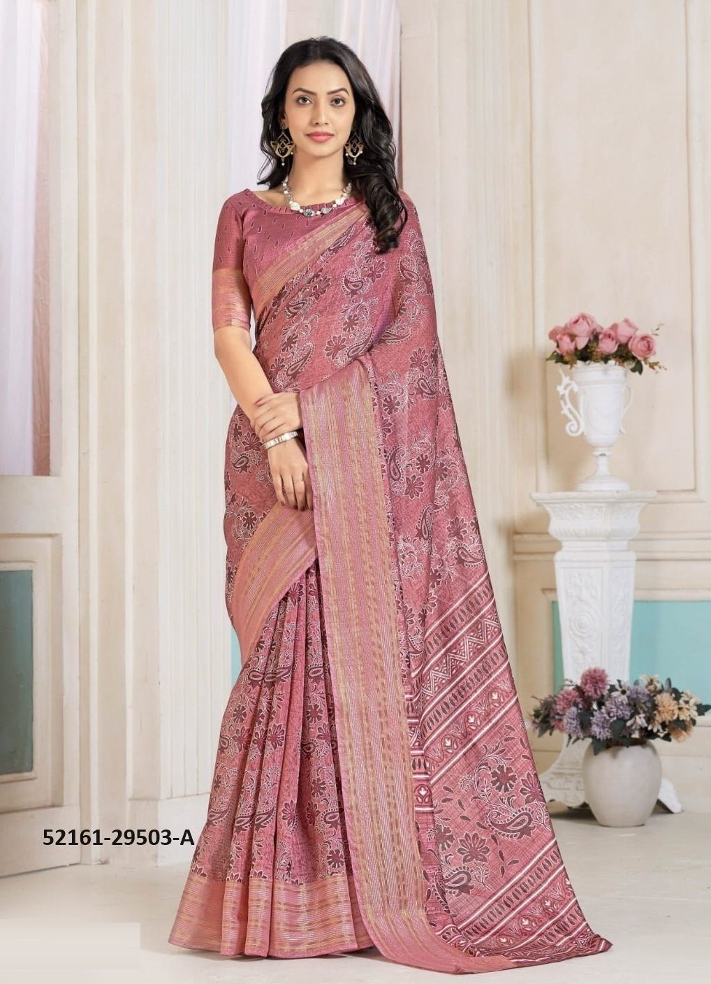 VIDHYA 2 - CATALOG # 52161 (SET OF 6 SAREES)