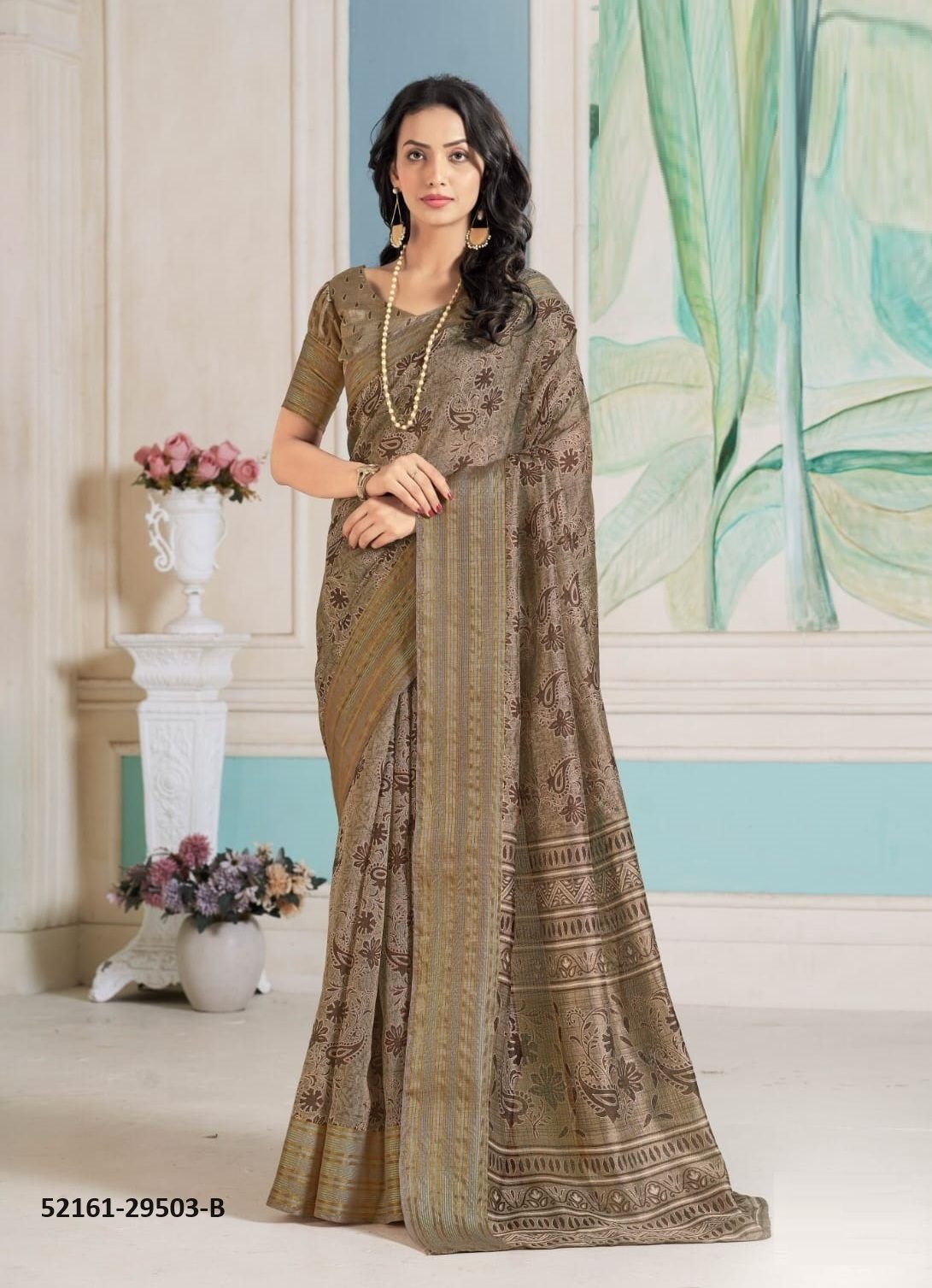 VIDHYA 2 - CATALOG # 52161 (SET OF 6 SAREES)