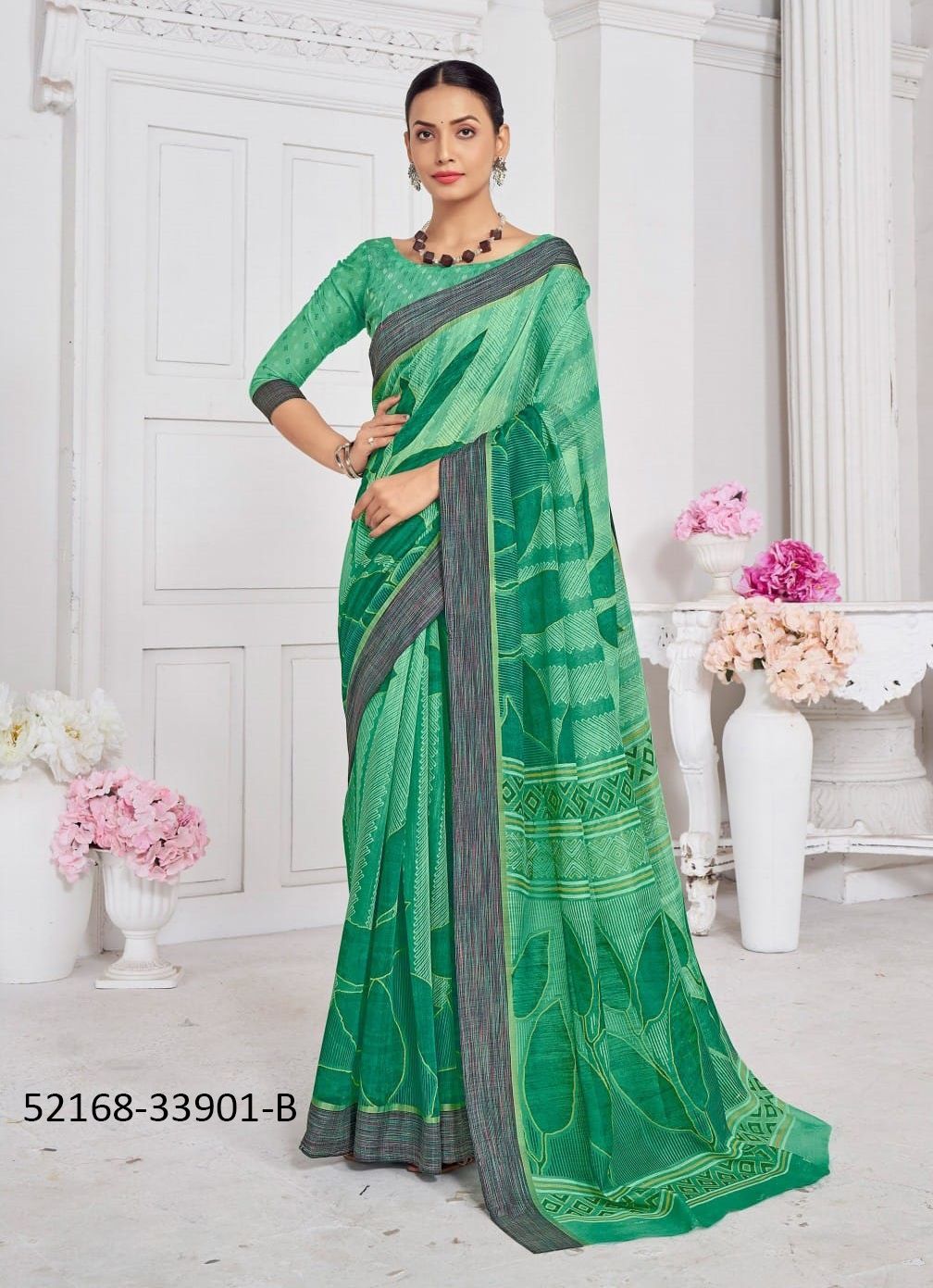 VIDHYA 4 - CATALOG # 52168 (SET OF 12 SAREES)