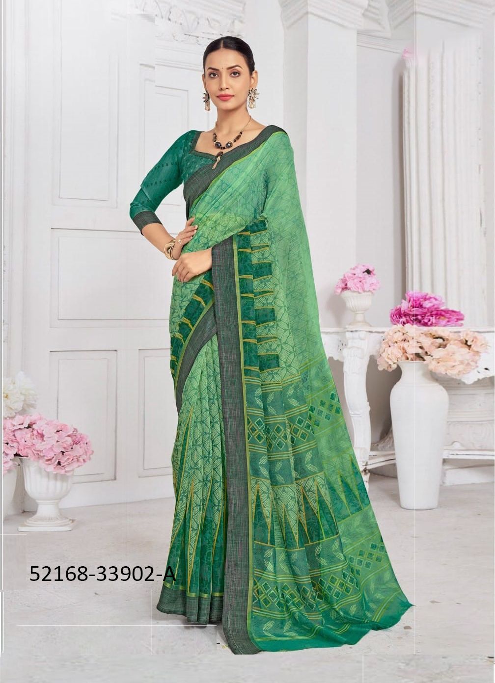 VIDHYA 4 - CATALOG # 52168 (SET OF 12 SAREES)