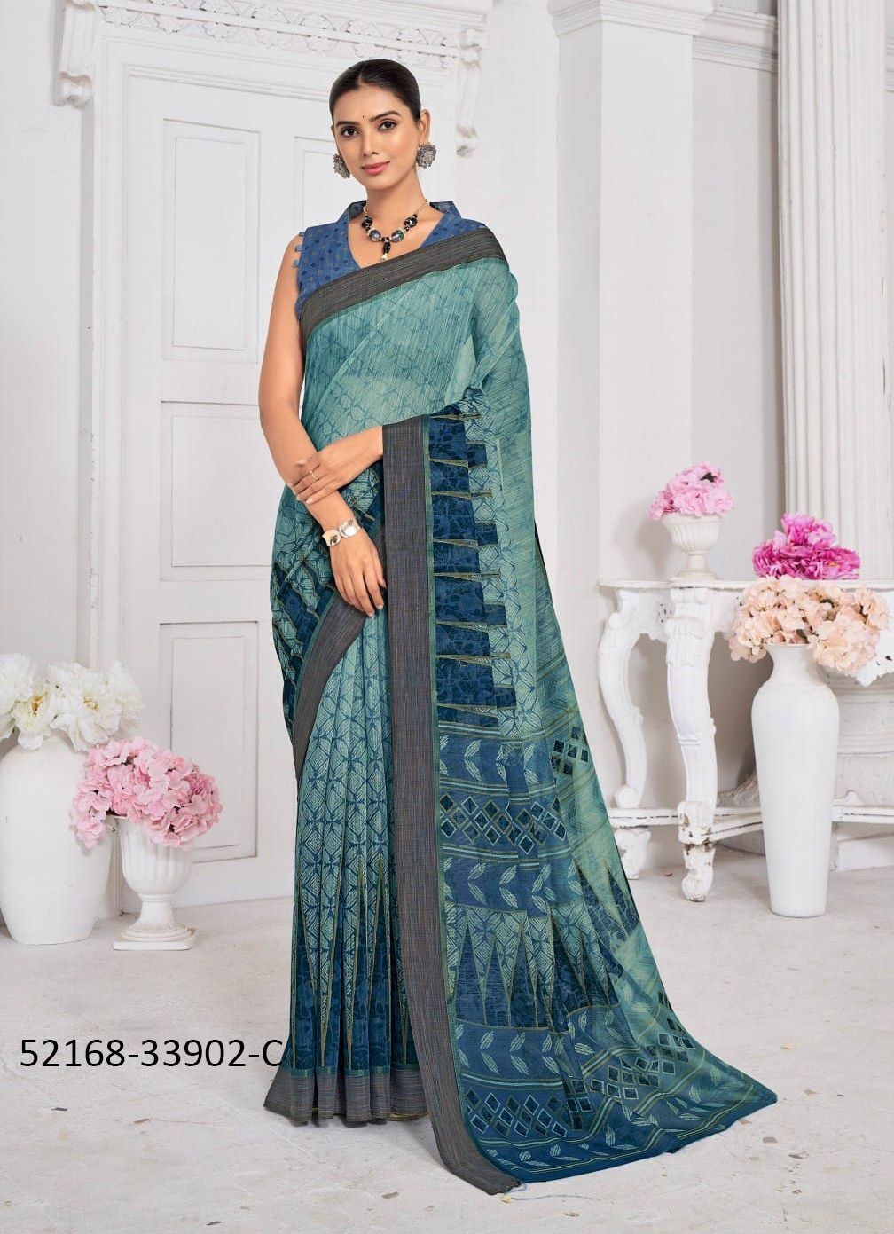 VIDHYA 4 - CATALOG # 52168 (SET OF 12 SAREES)