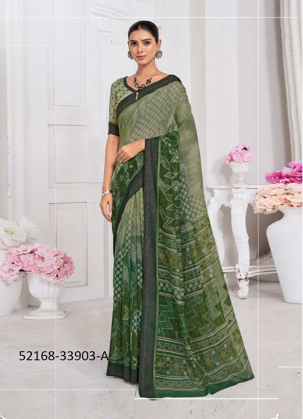 VIDHYA 4 - CATALOG # 52168 (SET OF 12 SAREES)