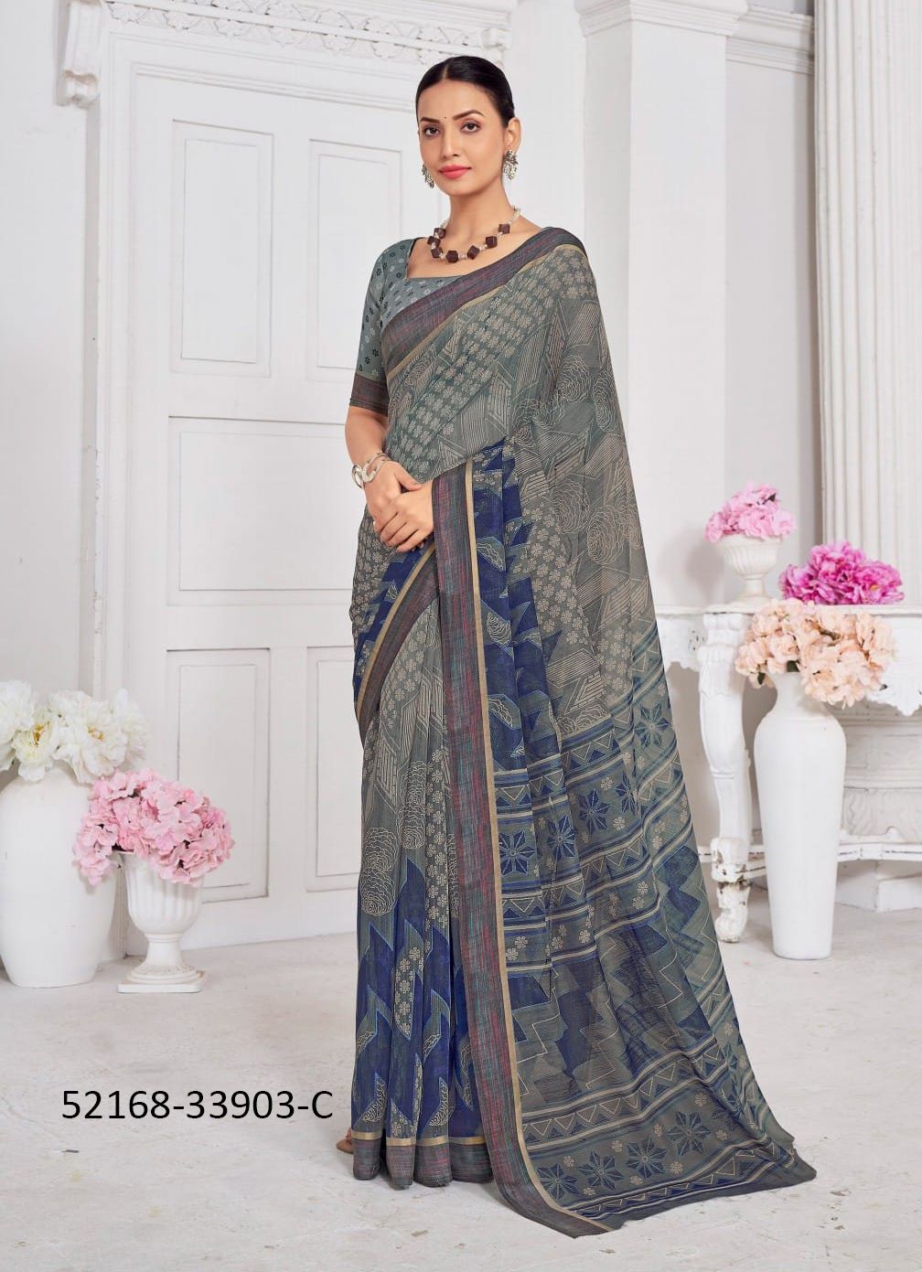 VIDHYA 4 - CATALOG # 52168 (SET OF 12 SAREES)