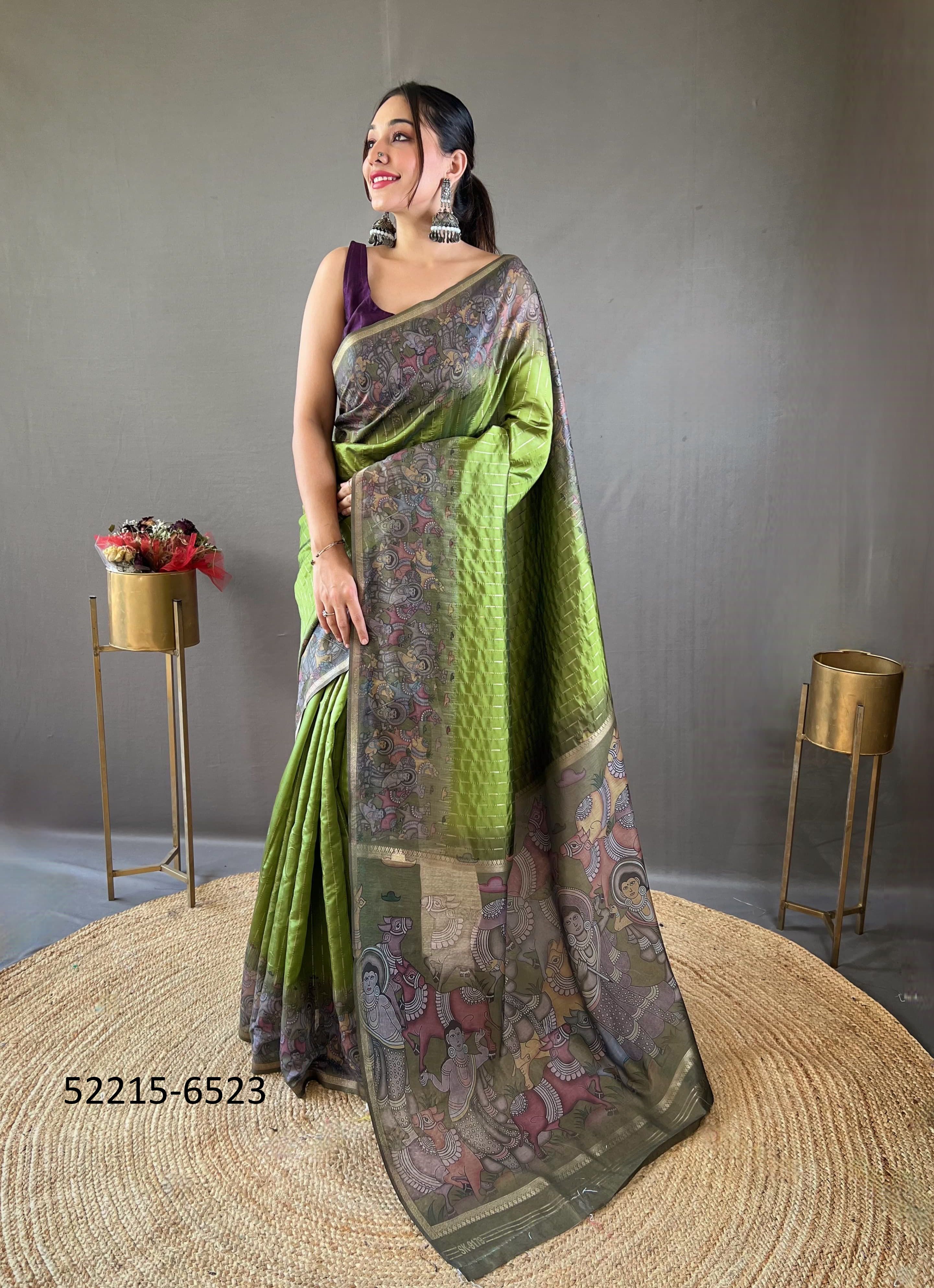 AARVI - CATALOG # 52215 (SET OF 7 SAREES)