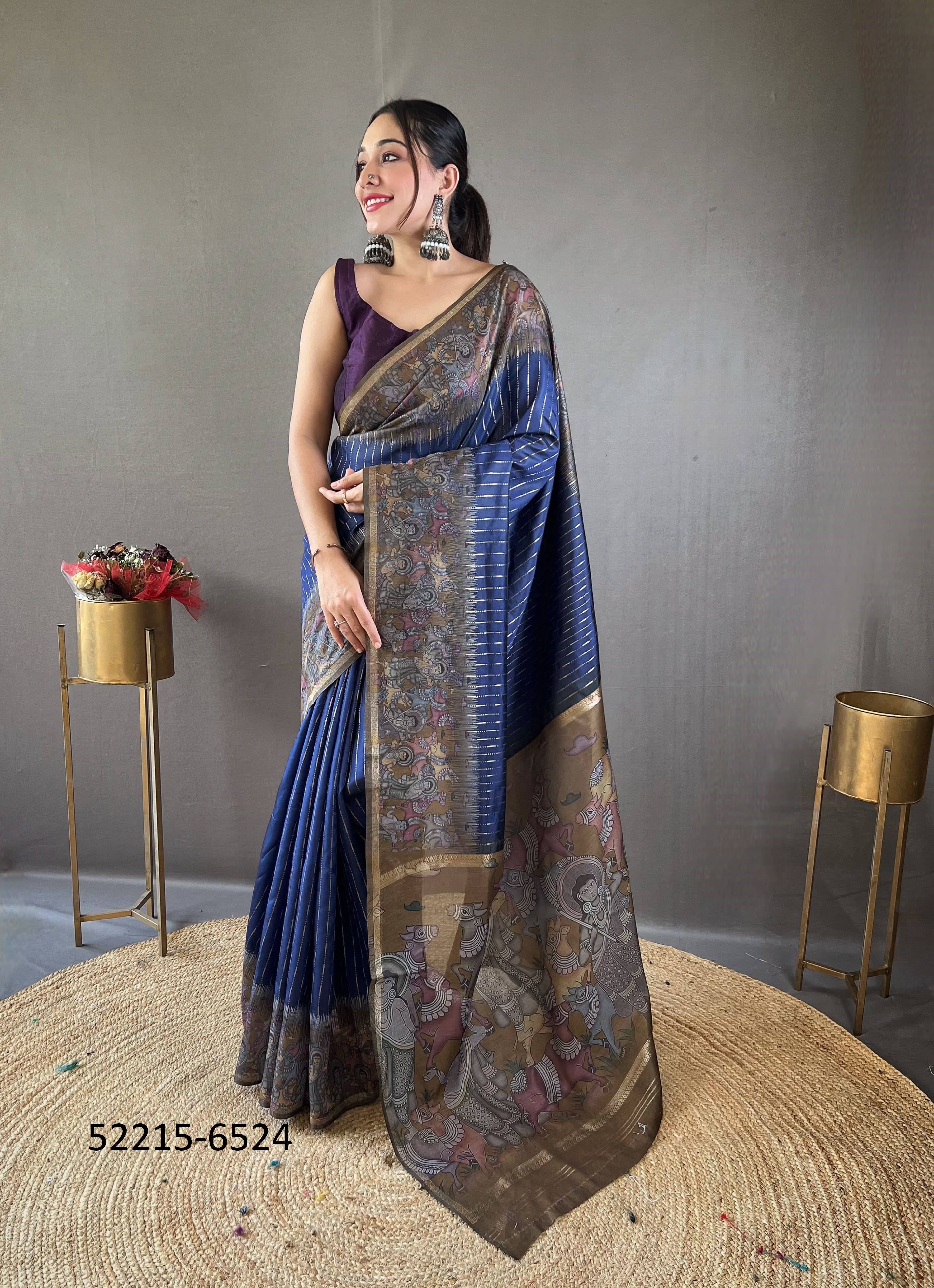 AARVI - CATALOG # 52215 (SET OF 7 SAREES)