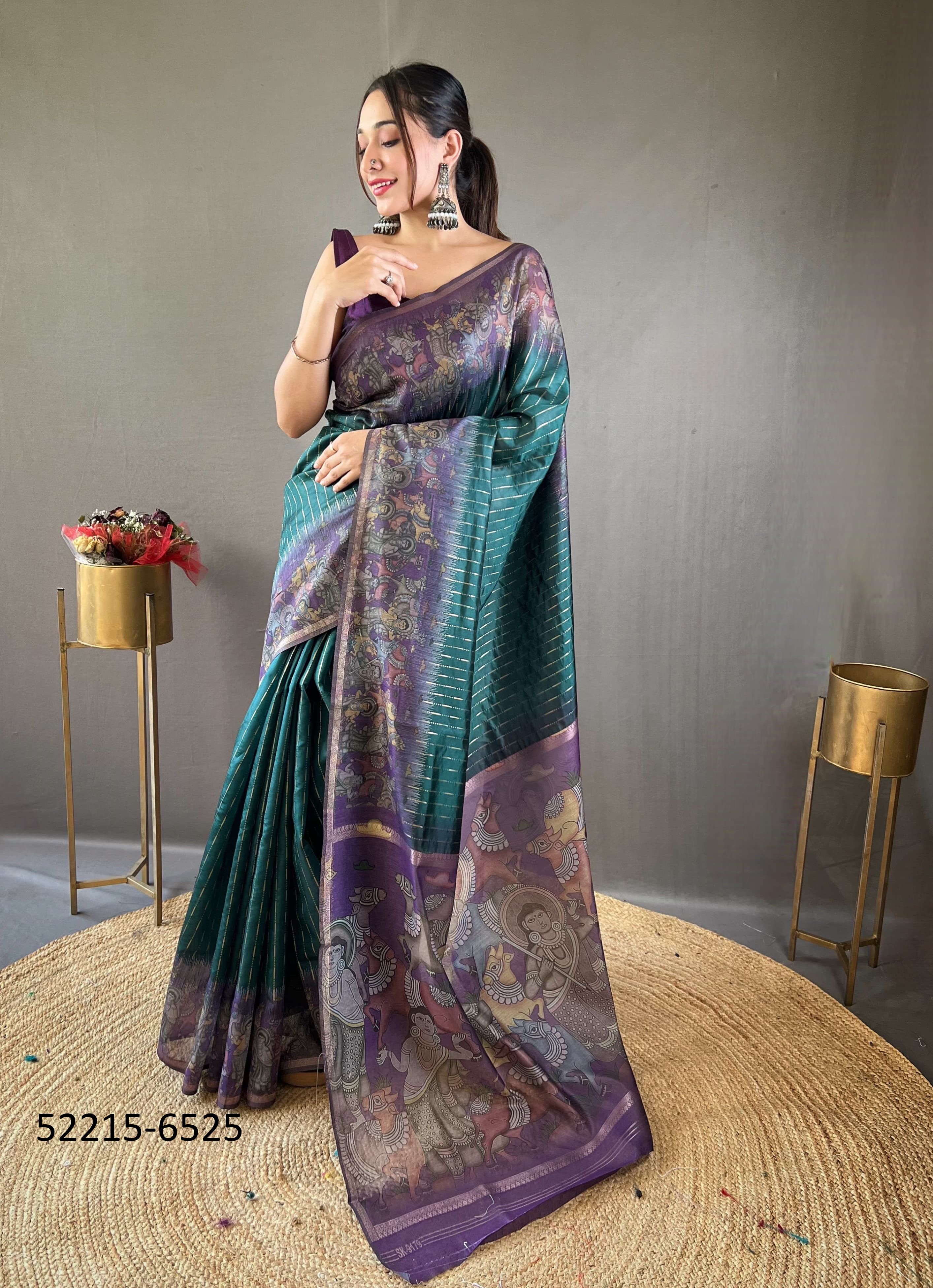 AARVI - CATALOG # 52215 (SET OF 7 SAREES)