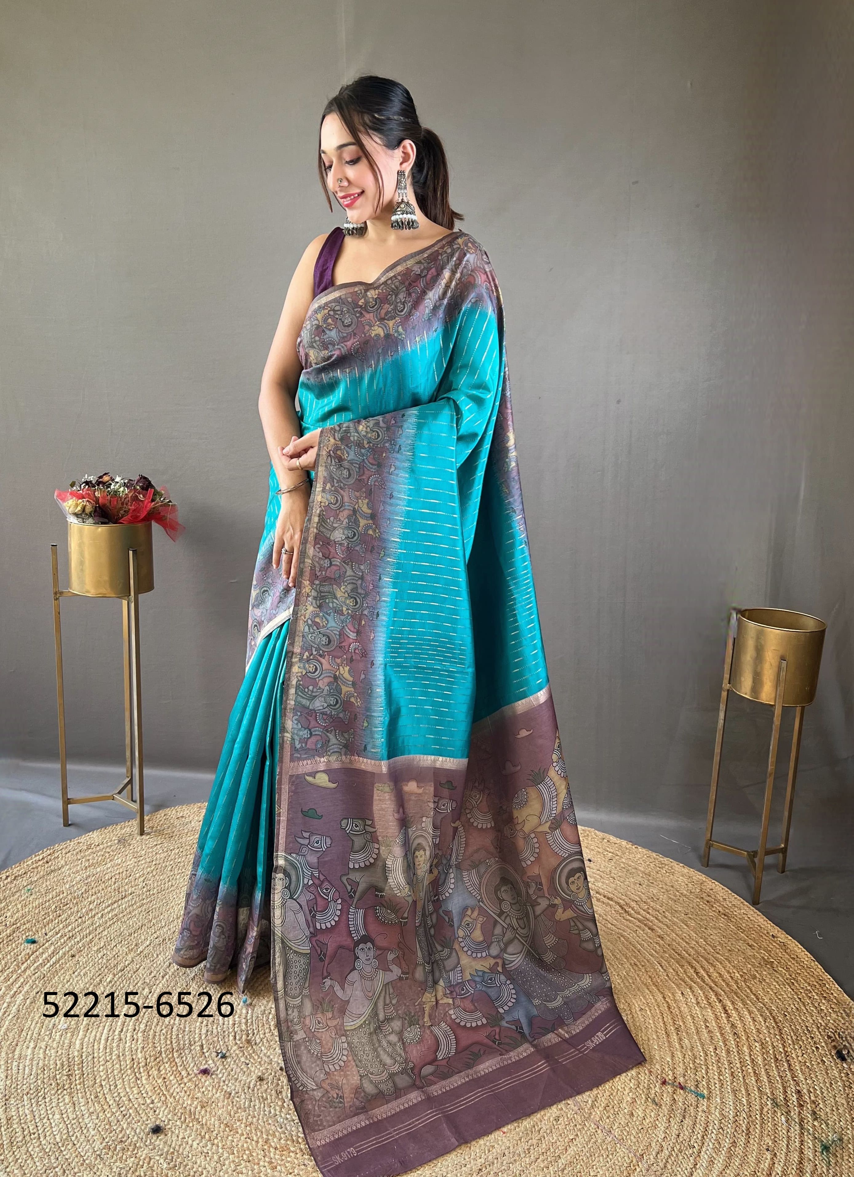 AARVI - CATALOG # 52215 (SET OF 7 SAREES)