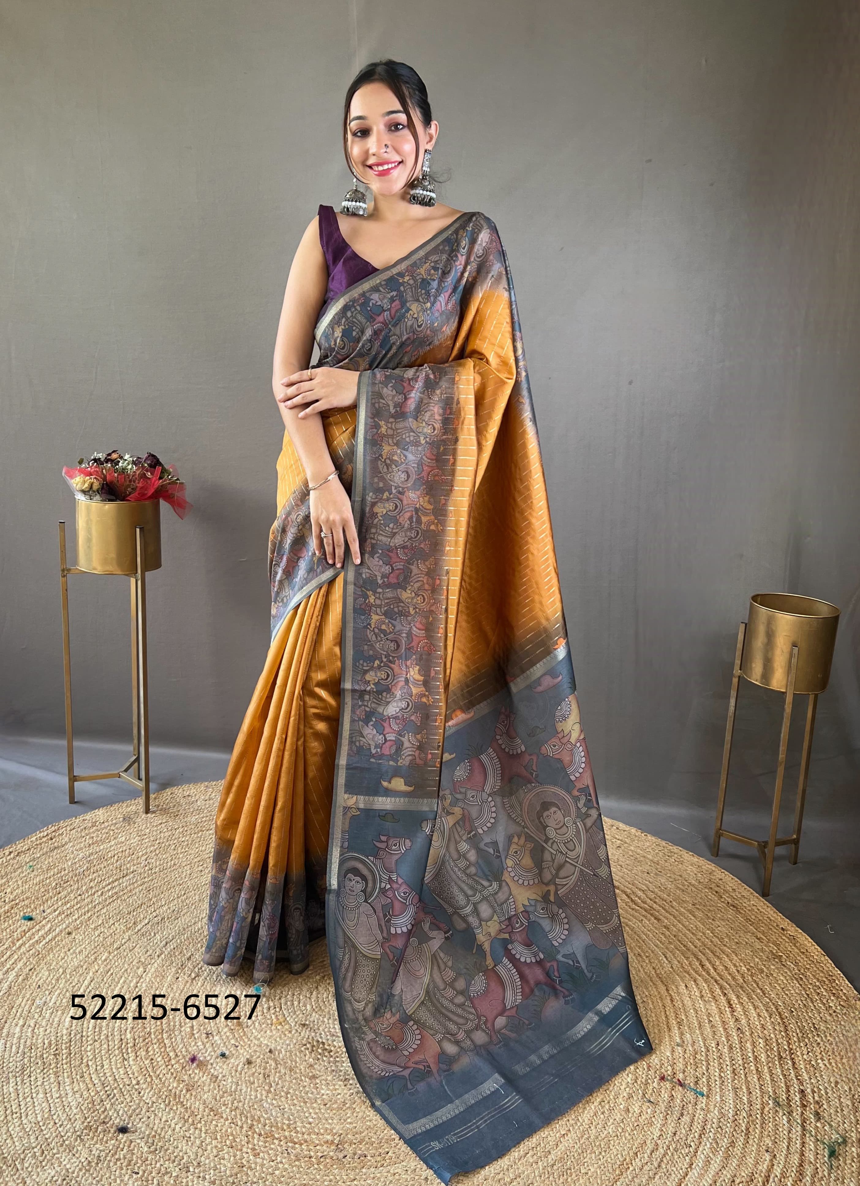 AARVI - CATALOG # 52215 (SET OF 7 SAREES)
