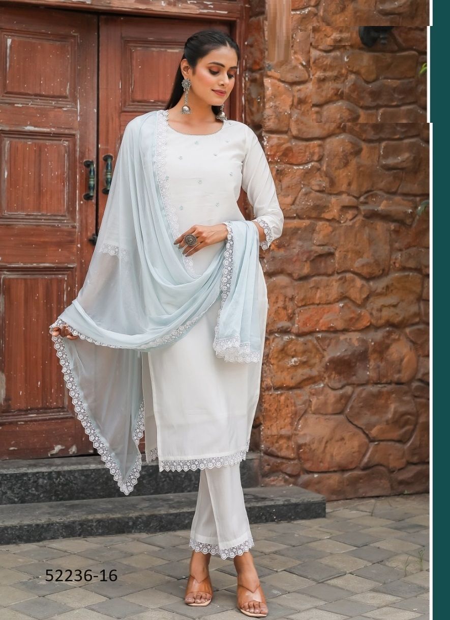 GUL MOHAR - CATALOG # 52236 (SET OF 5 READYMADE SUITS) GUL MOHAR - CATALOG # 52236 (SET OF 5 READYMADE SUITS)