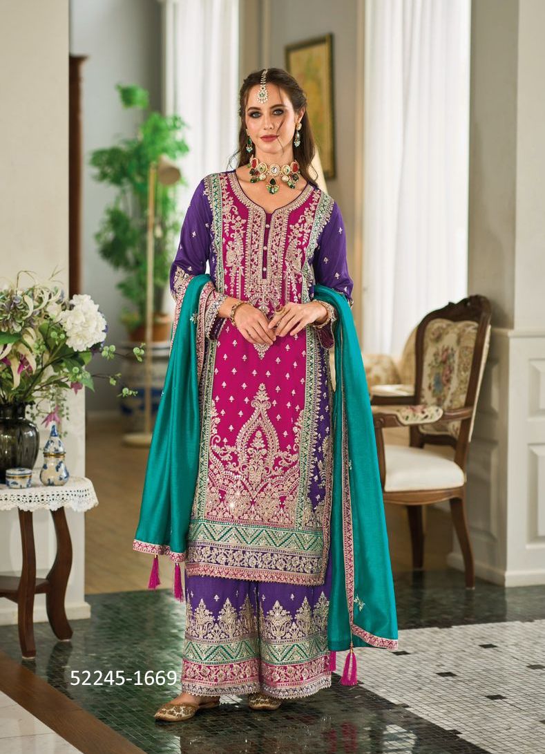 SWARA - CATALOG # 52245 (SET OF 2 READYMADE SUITS) SWARA - CATALOG # 52245 (SET OF 2 READYMADE SUITS)