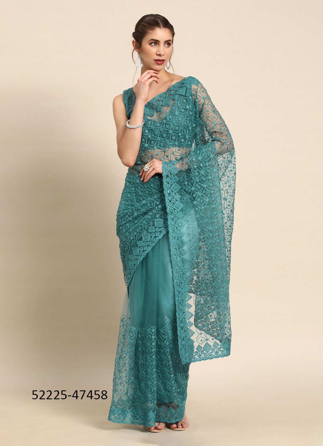 KALAMKARI - CATALOG # 52225 (SET OF 12 SAREES) KALAMKARI - CATALOG # 52225 (SET OF 12 SAREES)