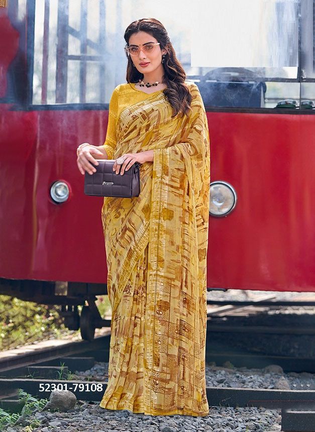 POOJA - CATALOG # 52301 (SET OF 12 SAREES)