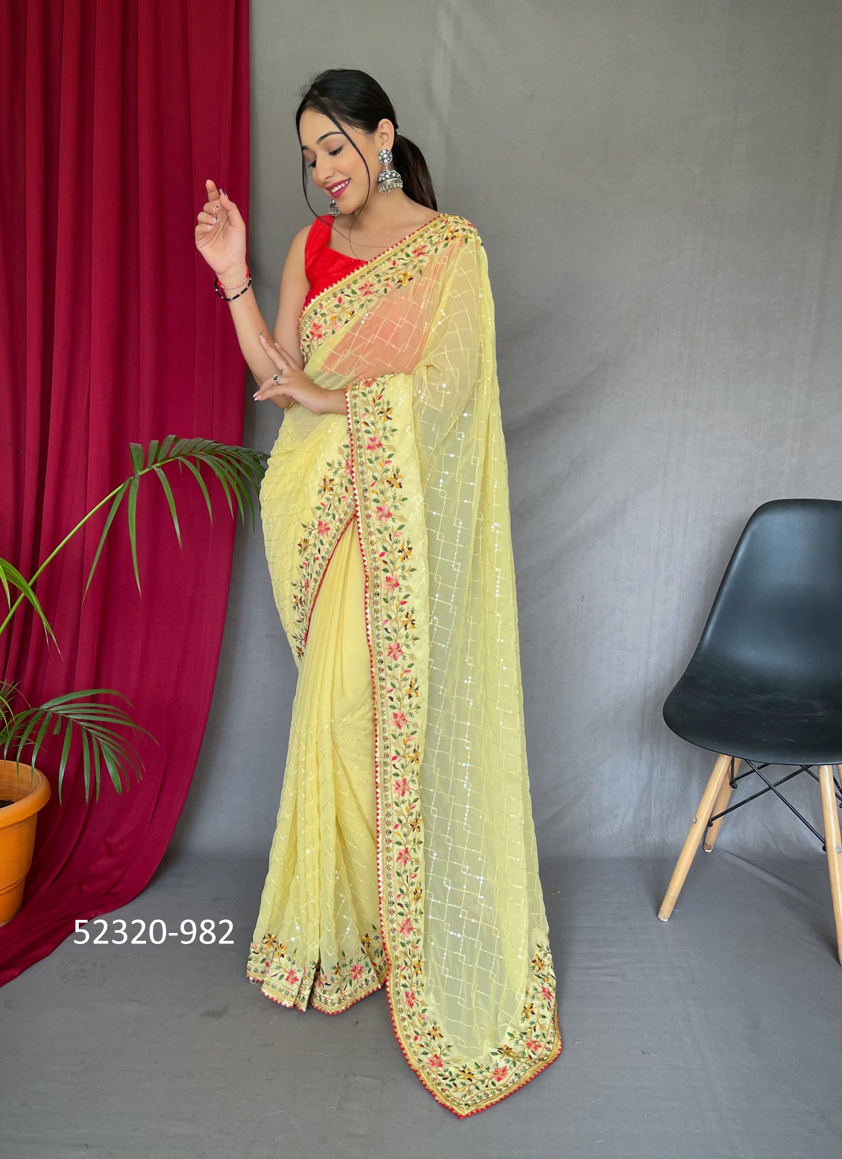 SEQUENCE 4 - CATALOG # 52320 (SET OF 4 SAREES)