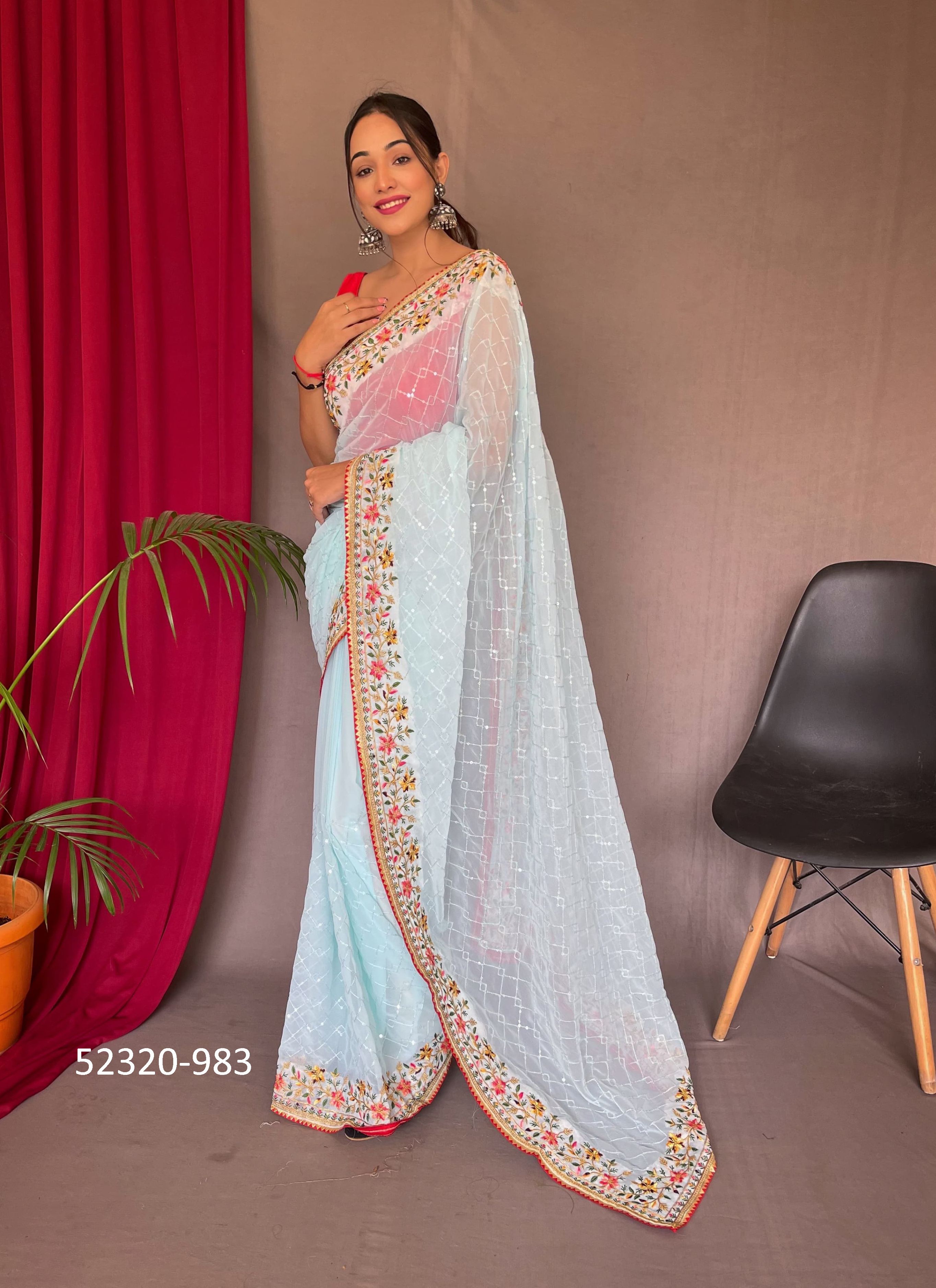SEQUENCE 4 - CATALOG # 52320 (SET OF 4 SAREES)