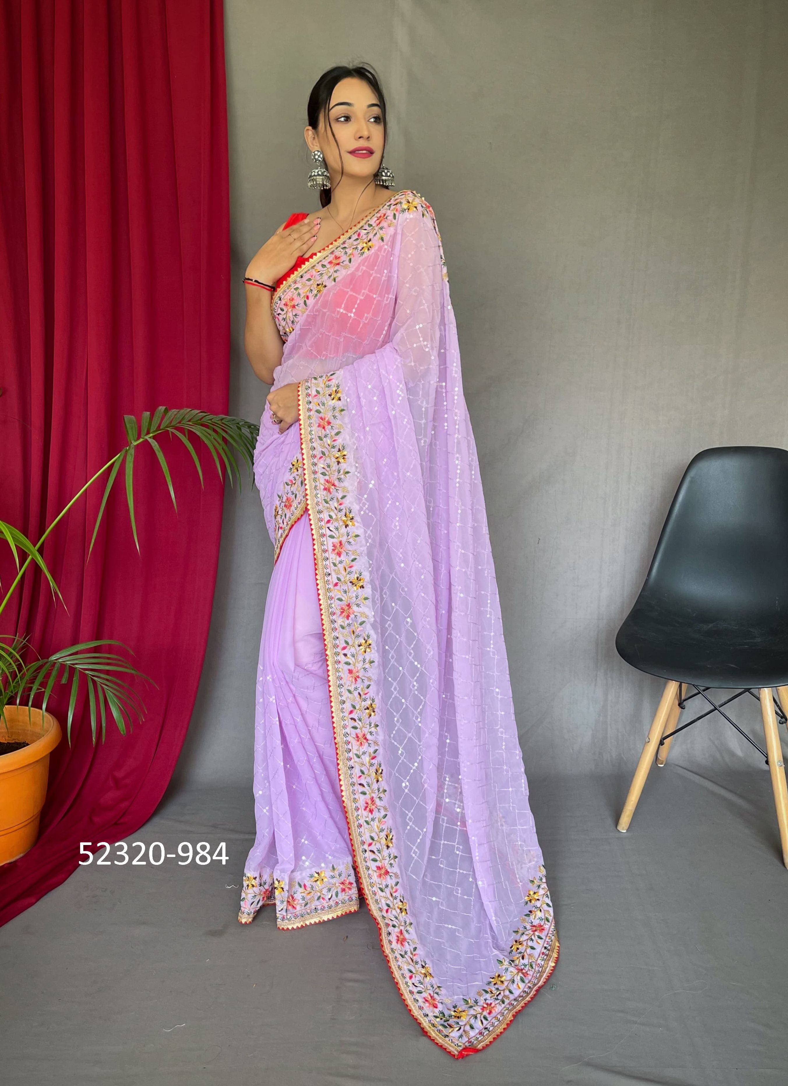 SEQUENCE 4 - CATALOG # 52320 (SET OF 4 SAREES)
