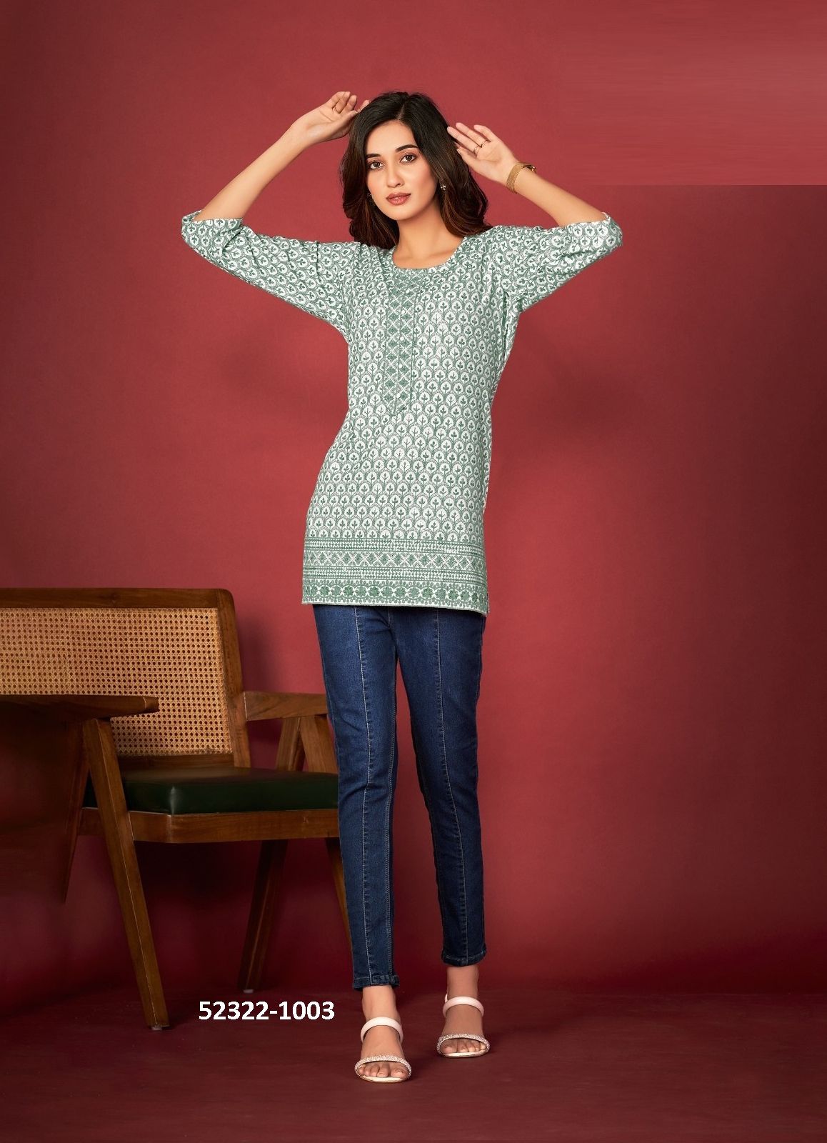 RUPAL - CATALOG # 52322 (SET OF 5 SIZE-SETS [READYMADE KURTIS])