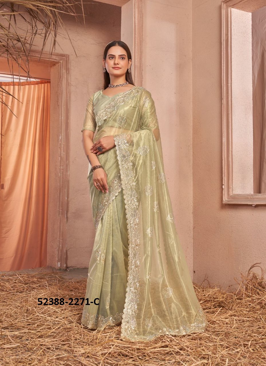 COLORS OF 2271 - CATALOG # 52388 (SET OF 4 SAREES)