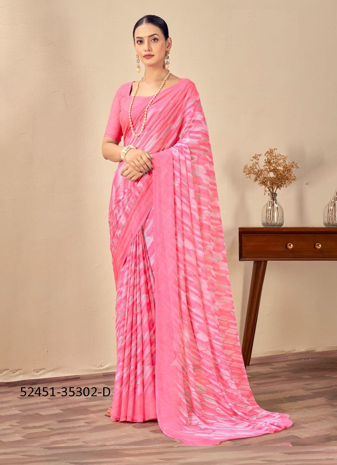 STAR CHIFFON 165 - CATALOG # 52451 (SET OF 12 SAREES)