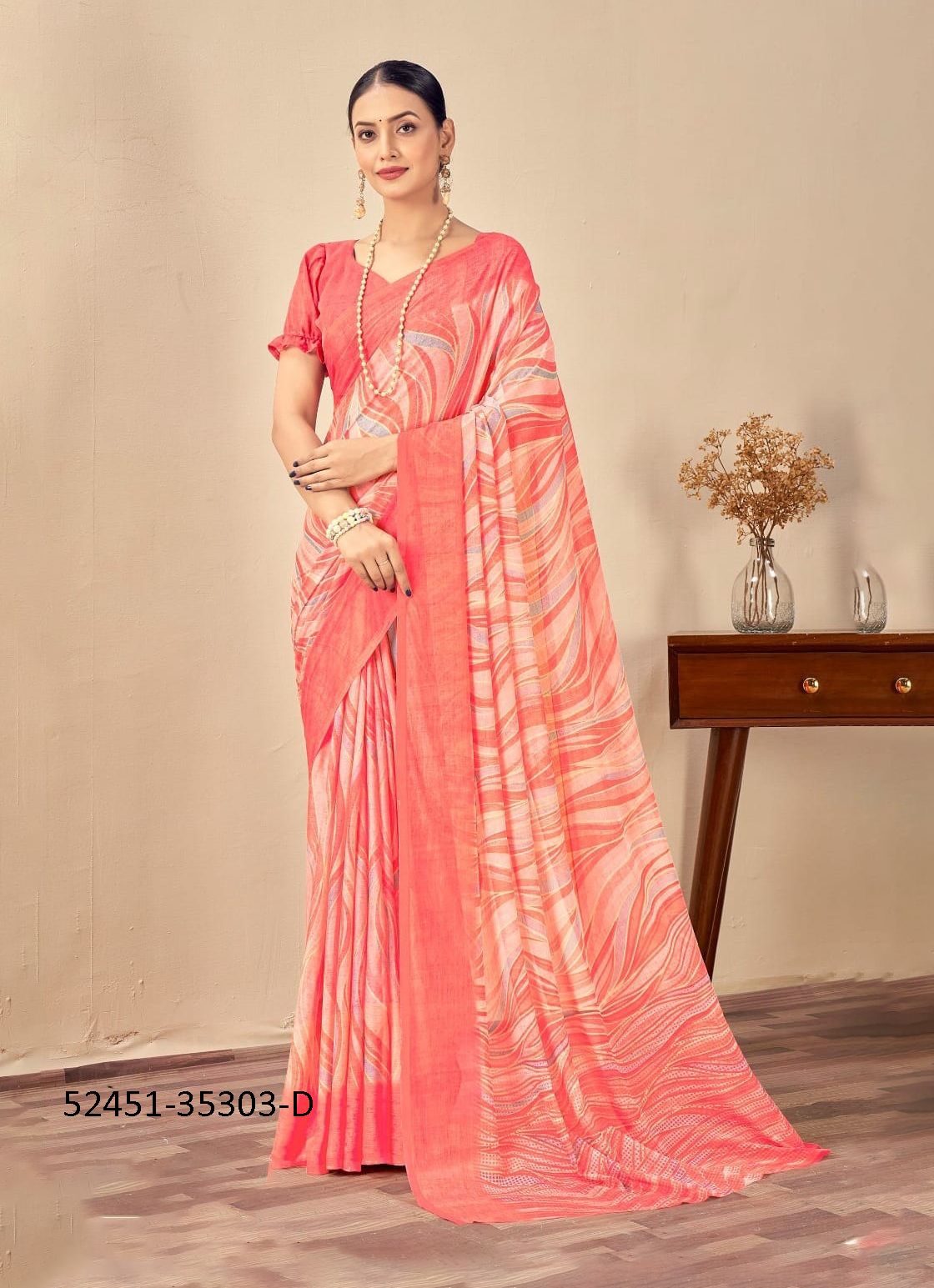 STAR CHIFFON 165 - CATALOG # 52451 (SET OF 12 SAREES)