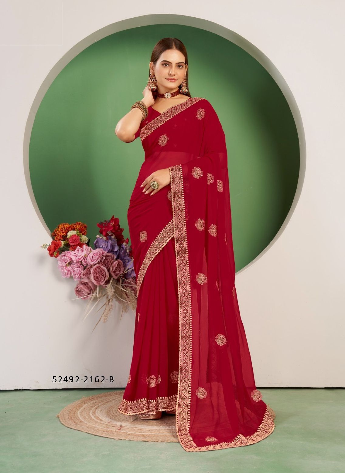 COLORS OF 2162 - CATALOG # 52492 (SET OF 4 SAREES)