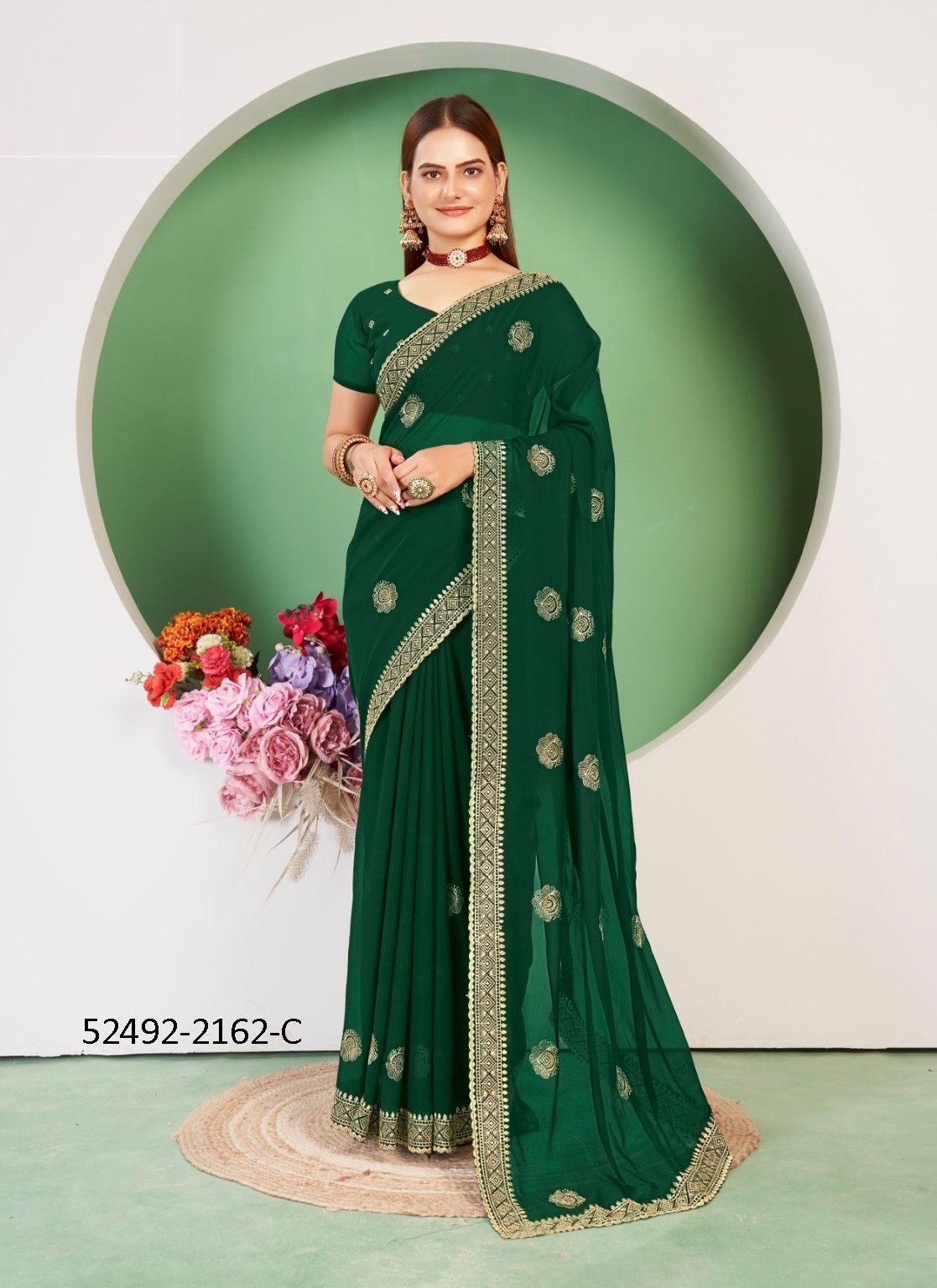 COLORS OF 2162 - CATALOG # 52492 (SET OF 4 SAREES)