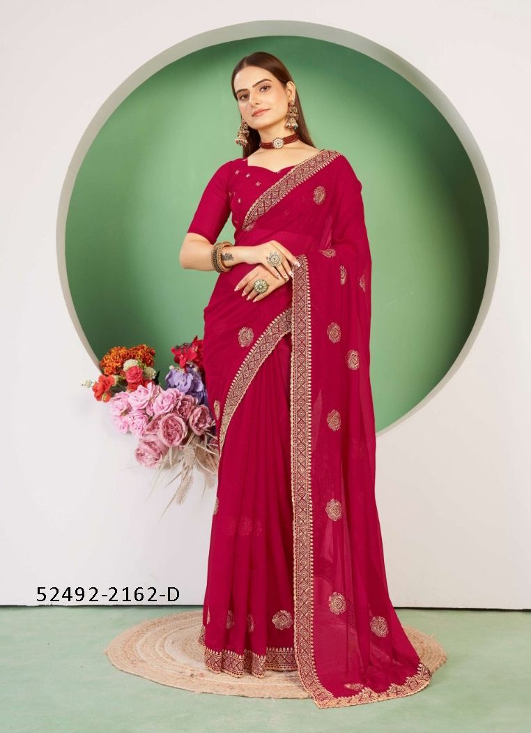 COLORS OF 2162 - CATALOG # 52492 (SET OF 4 SAREES)