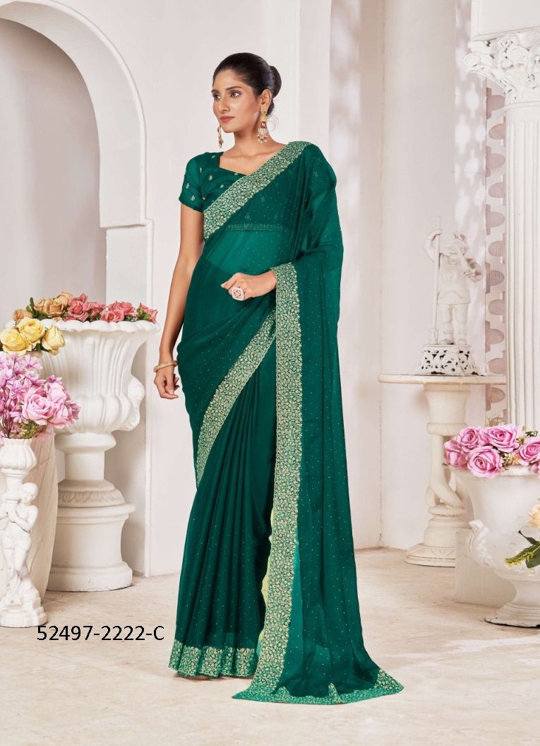 COLORS OF 2222 - CATALOG # 52497 (SET OF 4 SAREES) 