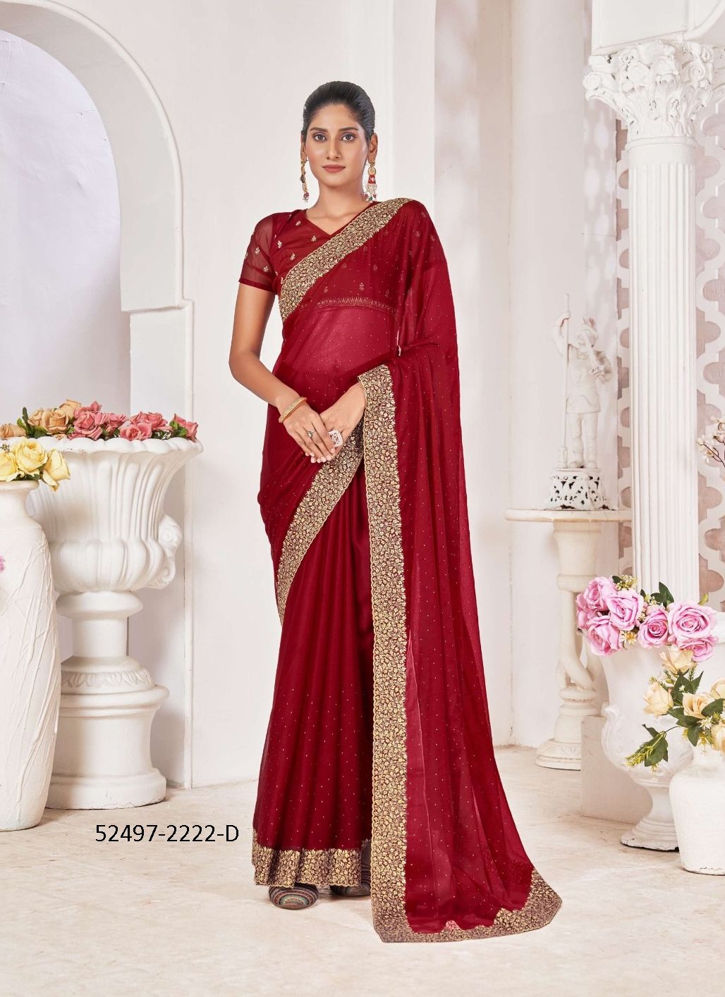 COLORS OF 2222 - CATALOG # 52497 (SET OF 4 SAREES) 