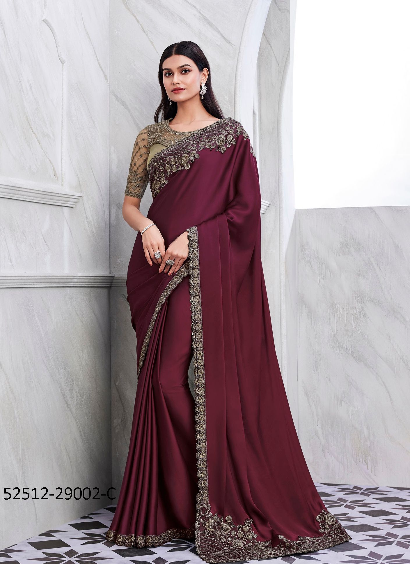 COLORS OF 29002 - CATALOG # 52512 (SET OF 6 SAREES)