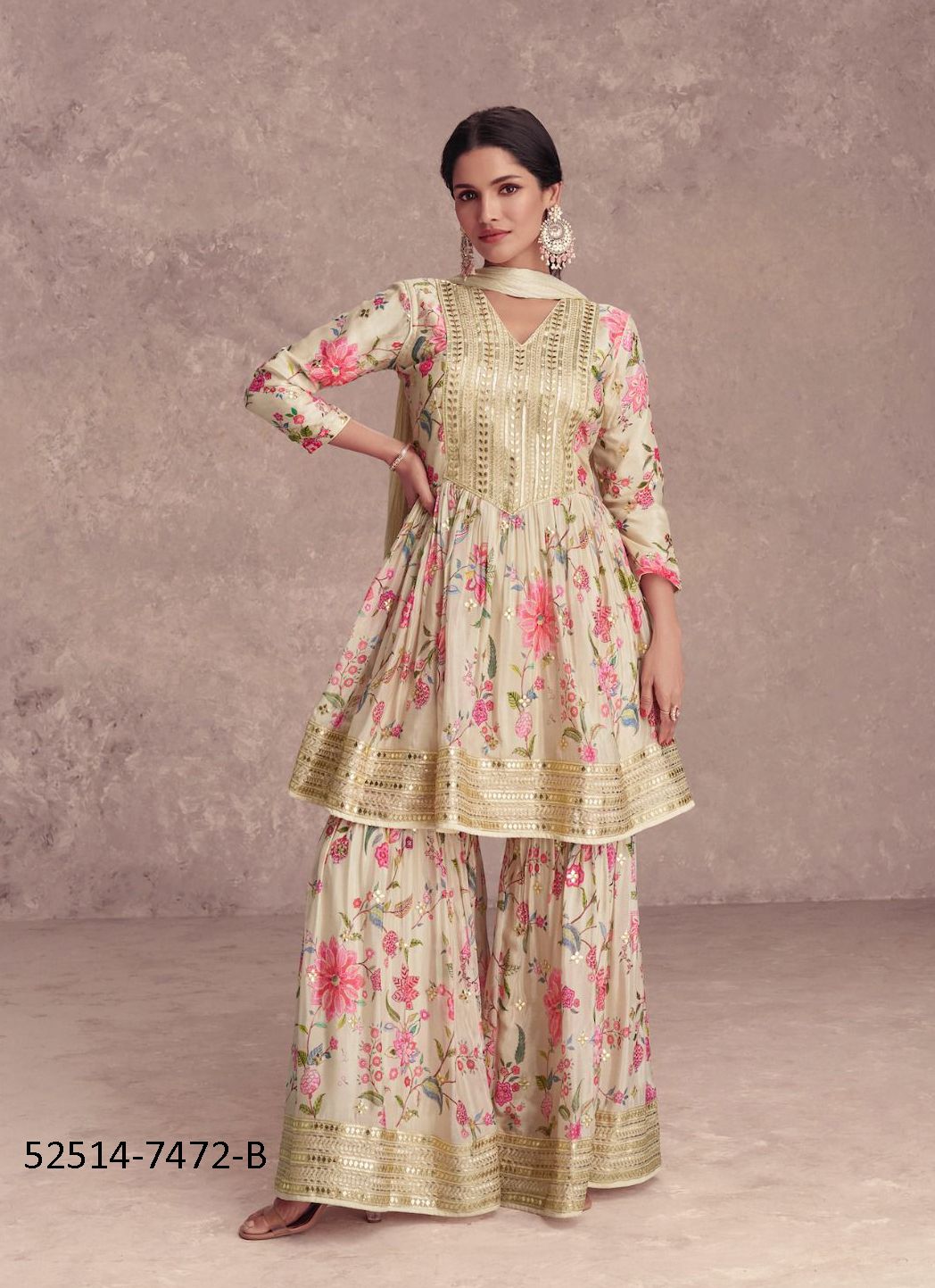 VANSHIKA - CATALOG # 52514 (SET OF 4 READYMADE SUITS) VANSHIKA - CATALOG # 52514 (SET OF 4 READYMADE SUITS)