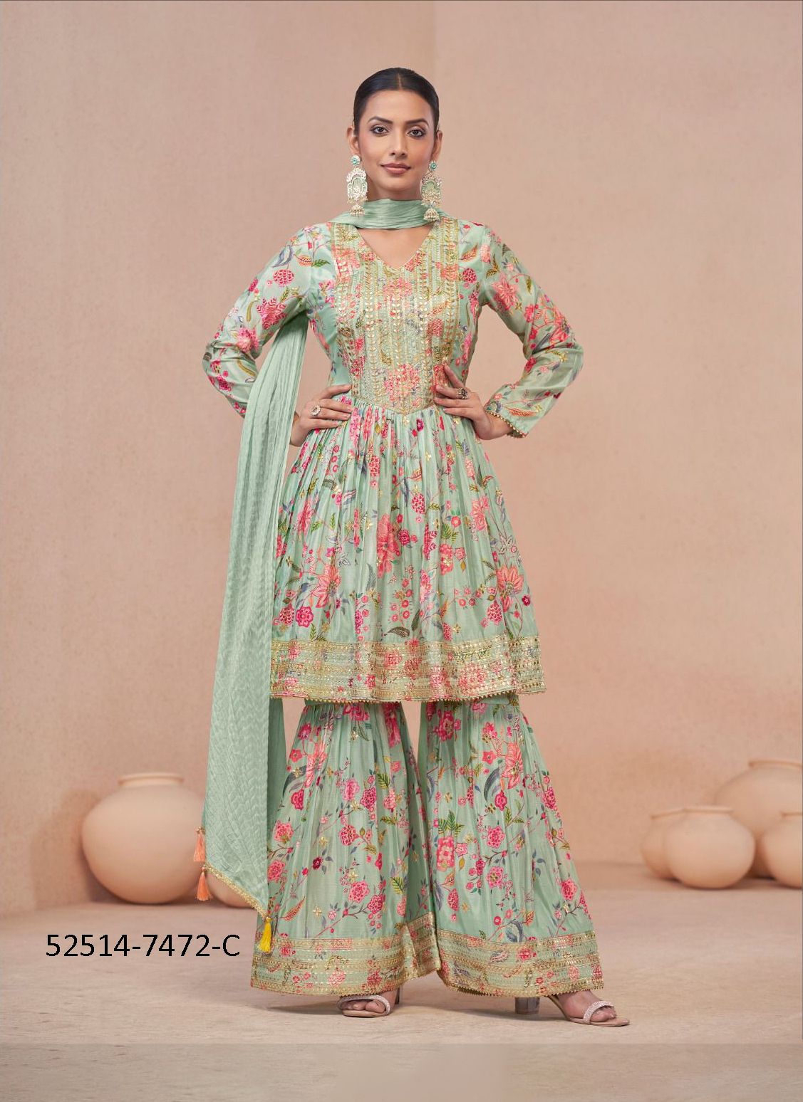 VANSHIKA - CATALOG # 52514 (SET OF 4 READYMADE SUITS) VANSHIKA - CATALOG # 52514 (SET OF 4 READYMADE SUITS)