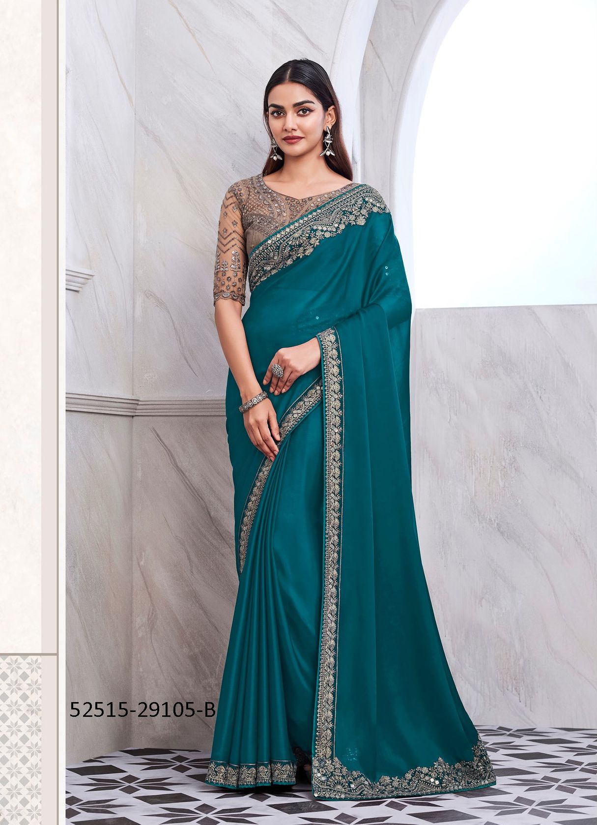 COLORS OF 29105 - CATALOG # 52515 (SET OF 6 SAREES)