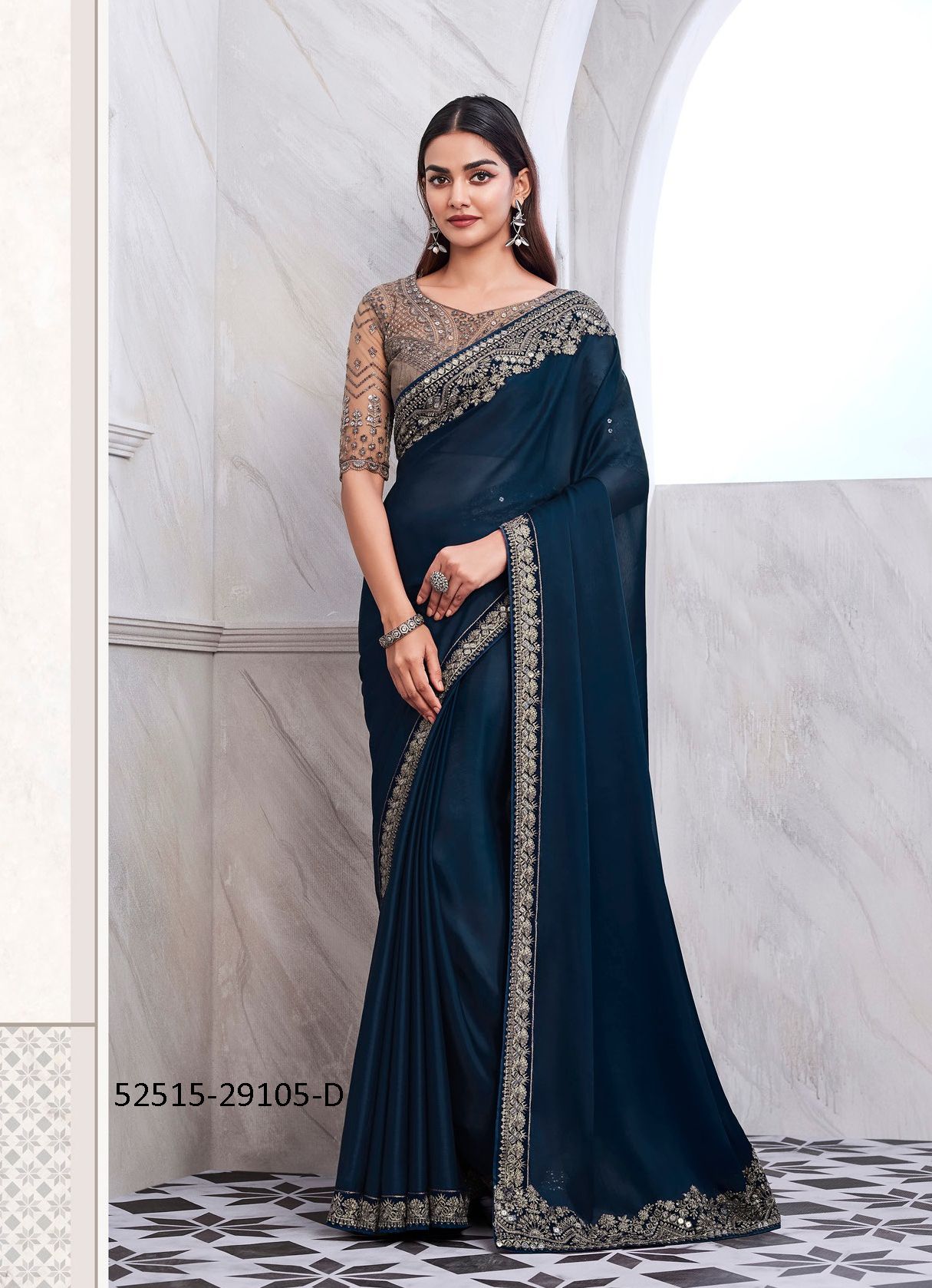 COLORS OF 29105 - CATALOG # 52515 (SET OF 6 SAREES)