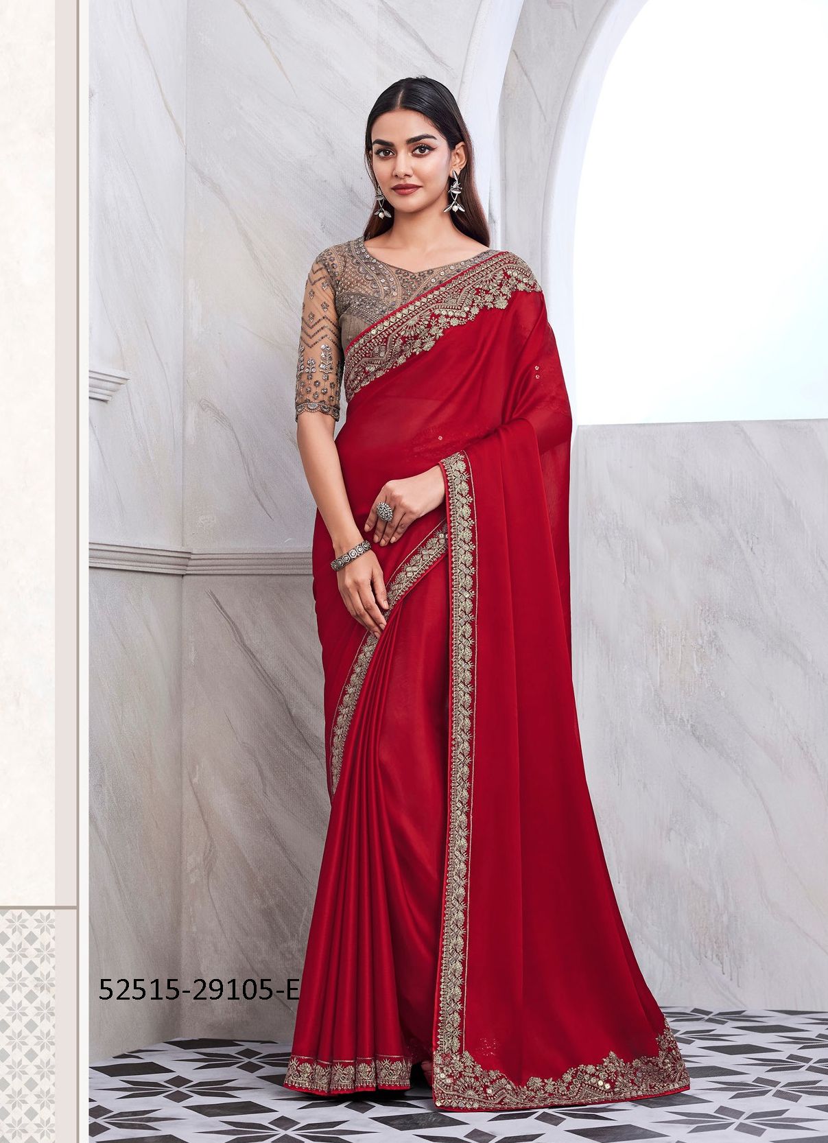 COLORS OF 29105 - CATALOG # 52515 (SET OF 6 SAREES)