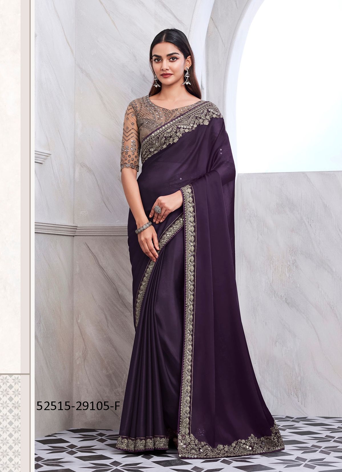COLORS OF 29105 - CATALOG # 52515 (SET OF 6 SAREES)
