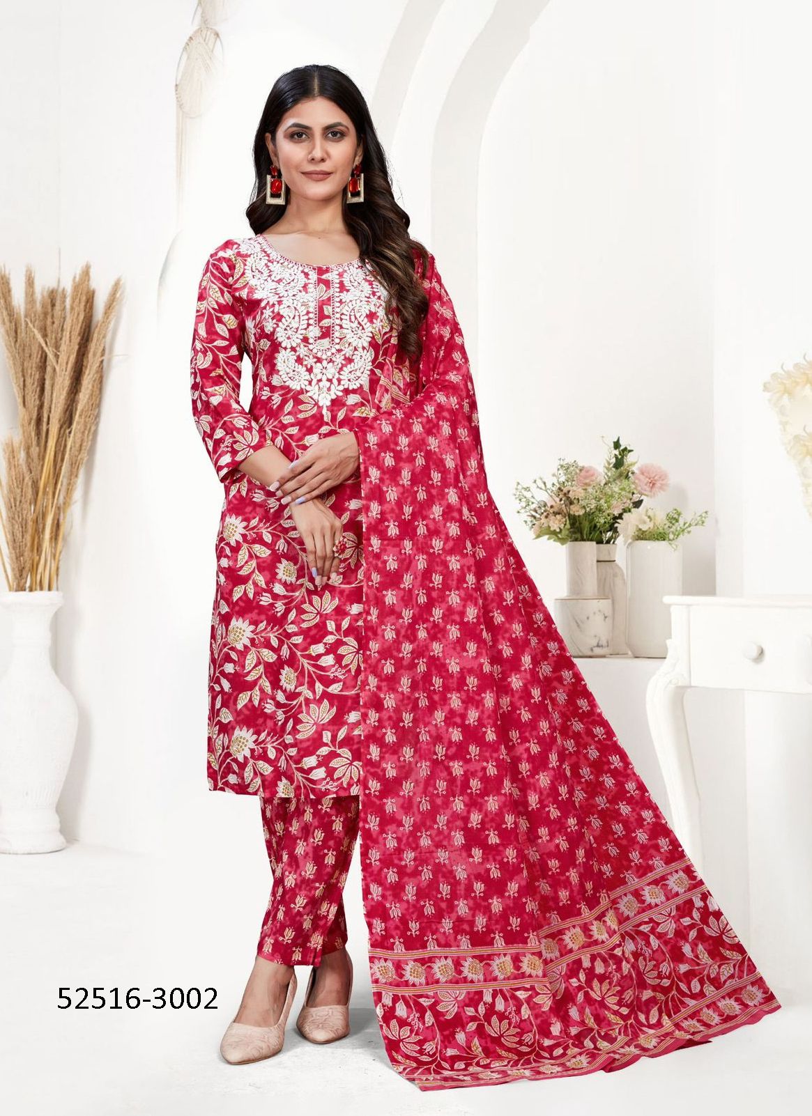 KANIKA 3 - CATALOG # 52516 (SET OF 4 READYMADE SUITS)