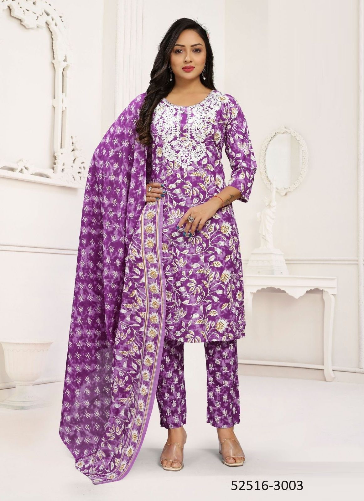 KANIKA 3 - CATALOG # 52516 (SET OF 4 READYMADE SUITS)