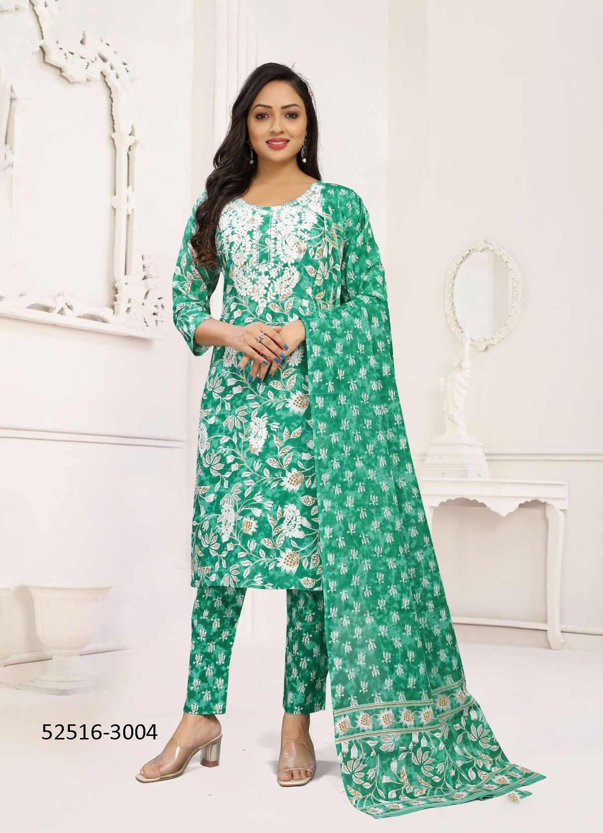 KANIKA 3 - CATALOG # 52516 (SET OF 4 READYMADE SUITS)