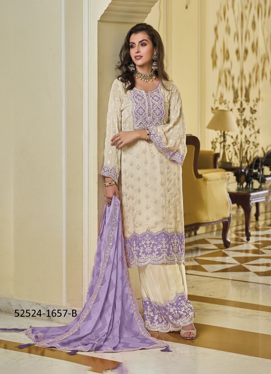 ZARKASH - CATALOG # 52524 (SET OF 3 READYMADE SUITS)
