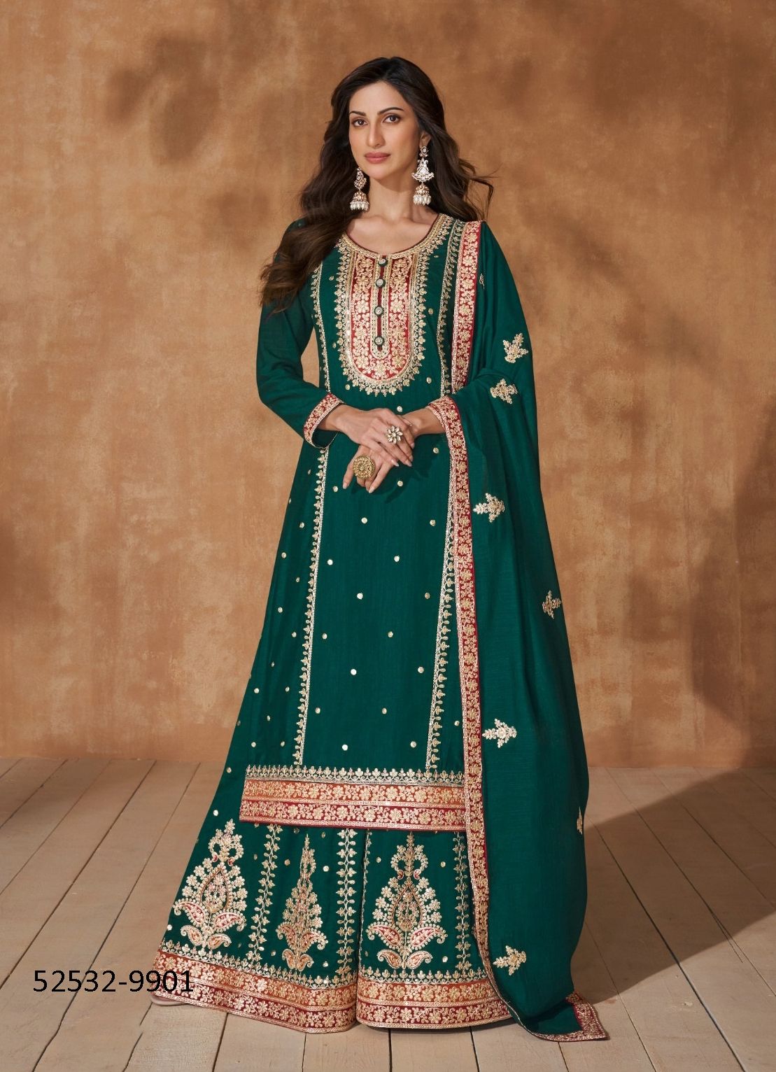 TAMANNA - CATALOG # 52532 (SET OF 3 READYMADE SUITS)