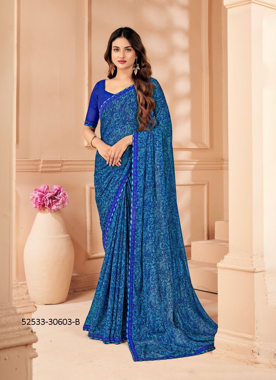 VANILLA 4 - CATALOG # 52533 (SET OF 12 SAREES) VANILLA 4 - CATALOG # 52533 (SET OF 12 SAREES)