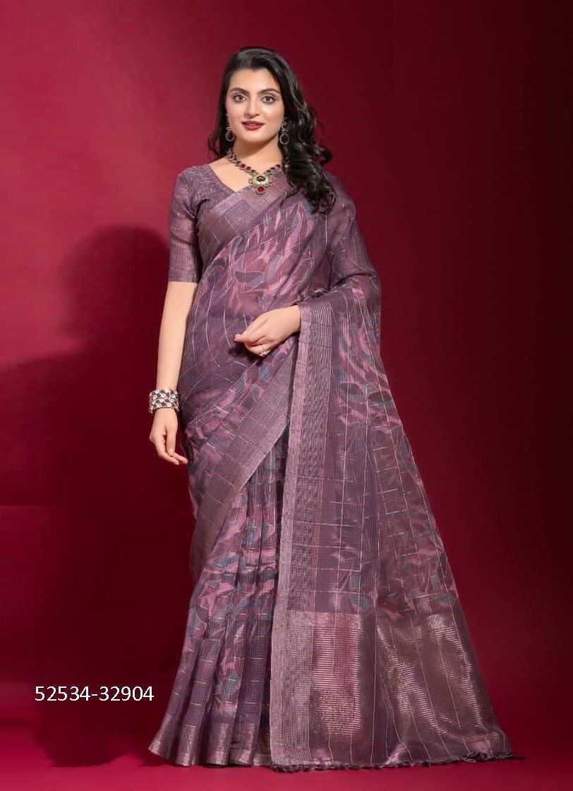 KRISHA - CATALOG # 52534 (SET OF 6 SAREES) KRISHA - CATALOG # 52534 (SET OF 6 SAREES)