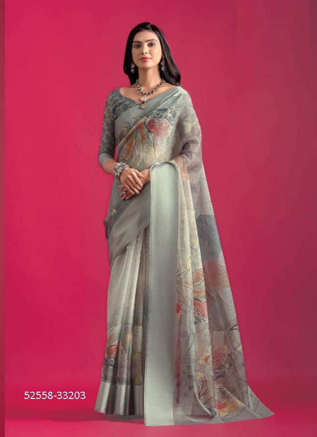 SAANCHI - CATALOG # 52558 (SET OF 6 SAREES) SAANCHI - CATALOG # 52558 (SET OF 6 SAREES)