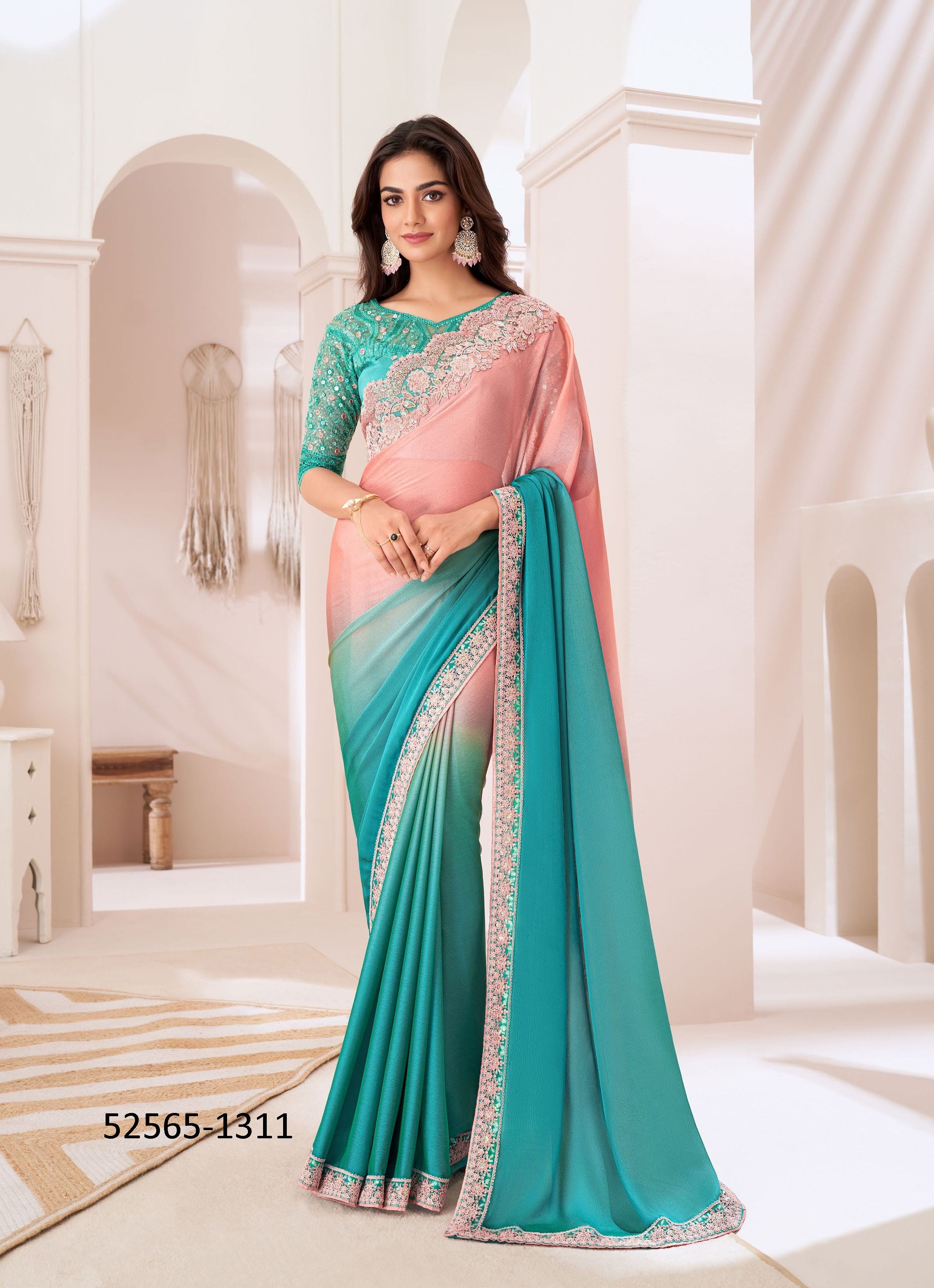 SANDALWOOD 13 - CATALOG # 52565 (SET OF 18 SAREES) SANDALWOOD 13 - CATALOG # 52565 (SET OF 18 SAREES)
