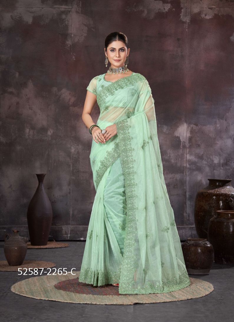 COLORS OF 2265 - CATALOG # 52587 (SET OF 4 SAREES)
