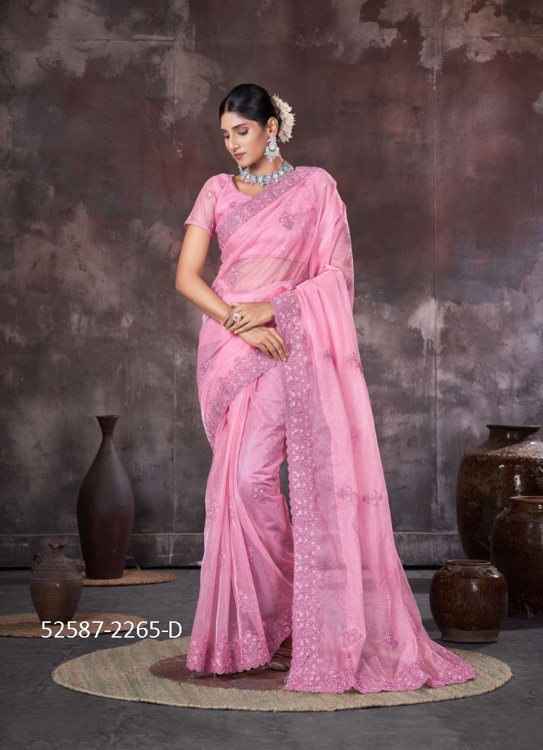 COLORS OF 2265 - CATALOG # 52587 (SET OF 4 SAREES)