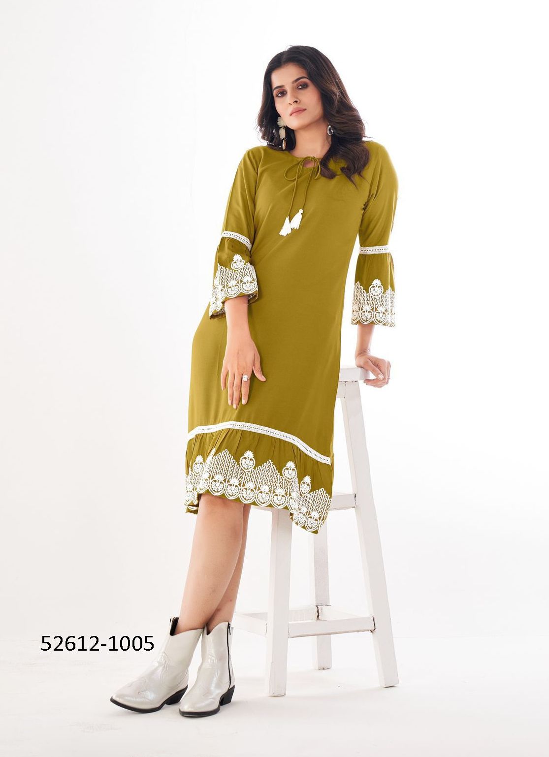 WIMBLEDON - CATALOG # 52612 (SET OF 6 READYMADE KURTIS) WIMBLEDON - CATALOG # 52612 (SET OF 6 READYMADE KURTIS)